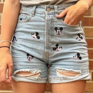 Mickey Denim Shorts